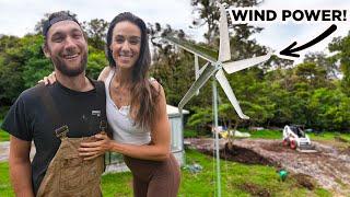 Life Changing Wind Power!!! // building our off grid home