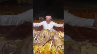 Eating camel meat has now become a necessity for the Sheikhs #shortvideo