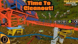 BIG GOLD ON THE CLEAN OUT?  #12 ORANGE BEAST DLC  - Gold Mining Simulator