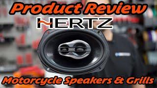 Product Unboxing and Review of the Hertz SPL Show Neo Harley Davidson Motorcycle Speakers and Grills