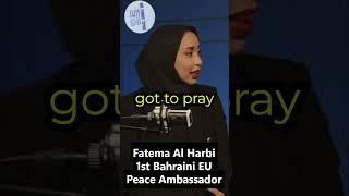 Arab Muslim peace activist Fatema Al-Harbi with a message for the Arab world: Israel seeks PEACE ️