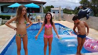 DESAFIO NA PISCINA: FALE QUALQUER COISA!