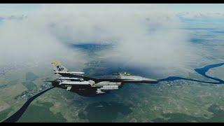 DCS | F-16C Block 50 Viper | Attacking enemy airfield with coop friends |