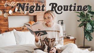 Autumn Night Routine // going to bed early, reading more!