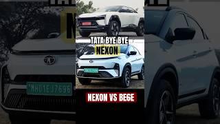 Tata Nexon AND MAHINDRA BE 6e  EXTERIOR COMPARISON #cars #trending #shorts #mahindra