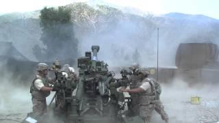 M777 Howitzer Direct Fire Bravo Battery 3-321 HD Video 10