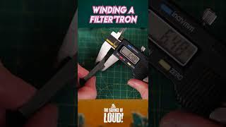 Winding a Filter'tron Pickup #shorts #csguitars #scienceofloud