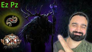 The King in the Mists boss fight quick guide Path of exile Affliction!