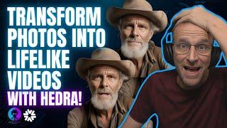 FINALLY HERE! Hedra: Revolutionary AI for Animated Still Images