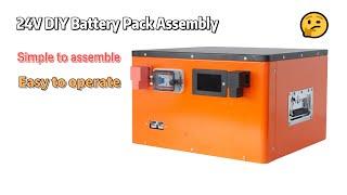 Professional 24V LiFePO4 Battery Pack Assembly | 200AH to 314AH DIY Kit Tutorial