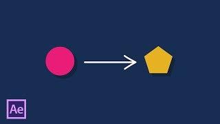 Анимация смены шейпов в After Effects (Simple Shape Layer Animation)