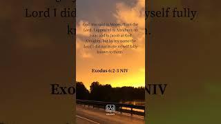 Biblescape ( Exodus 6 : 2-3 NIV)