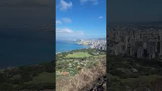 Top of Diamondhead with views of Waikiki, Downtown Honolulu, and Kapiolani Park