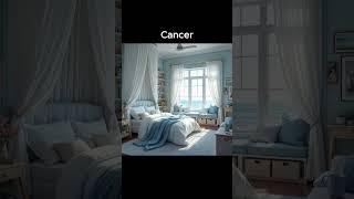 Your astrology sign = your new bedroom!!! Pt. 2  #shorts