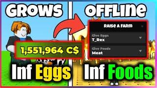 [INF] Raise a Farm Script - Infinite Eggs, Foods