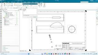 How to create a break out section view in NX drawing (version NX2312)