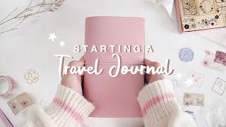  starting a travel journal ft. notebook therapy