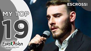 Eurovision 2022: My Top 19