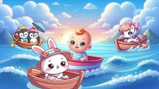 ROW, ROW, ROW, YOUR BOATS | SIMPLE SONG | NURSERY RHYMES | PLAY SONG KIDS FAMILY