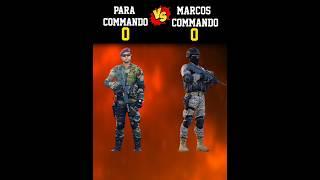  Para Commando Vs Marcos Commando   Indian Army #shorts #army #short