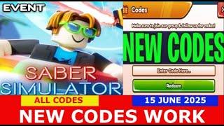 *NEW CODES* [PT 2] Saber Simulator  ROBLOX | ALL CODES | JUNE 15, 2025