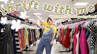 Thrift With Me WITHOUT Checking any Prices!! (This was harder than I thought) + thrift haul