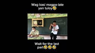 Estudyanteng nalate sa klase pinakanta ni teacher(laughtrip si kuya)