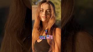 Top 10 Countries With The Most Beautiful Women In The World 2024 #shorts #top10 #beautiful #short