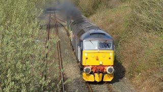 ROG Class 47 No. 47813 & CROSSRAIL 266 PB 15(66997) on 0Z43 on 1.4.19 - HD