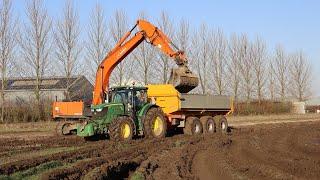 Grondverzet | Earthmoving | Erdebewegung | 3x John Deere | 2x Hitachi | 2023 | Dumperen