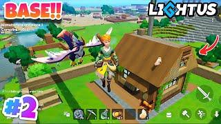  Creating My BASE!! In LIGHTUS  Gameplay #2 || New Palworld Mobile Game || Gamorteen