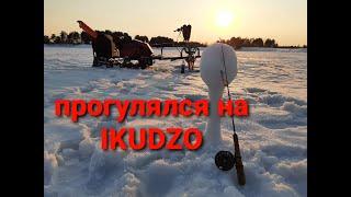 Прогулялся на городской водоем на мотобуксировщике IKUDZO