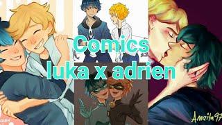 Cómics luka x adrien ‍⬛ BL