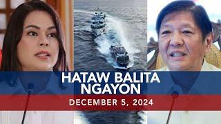 UNTV: Hataw Balita Ngayon | December 05, 2024