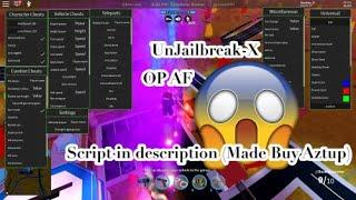 UnJailbreak-X OP GUI/SCRIPT!!!    {Discord link to buy script is in description}