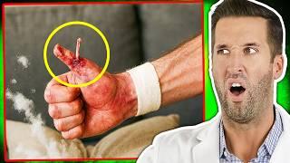 ER Doctor REACTS to DUMBEST Injuries on the Internet