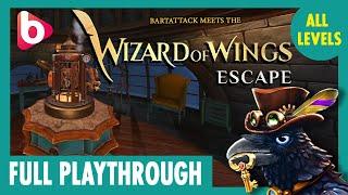 WIZARD OF WINGS : ESCAPE | Full Game - All Levels | A Birdcage escape room game...