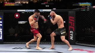 Volk player mad at topuria KNOCKOUT UFC 4