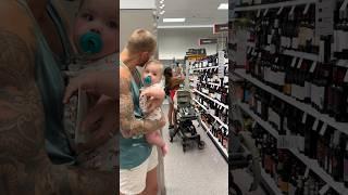 Dad swaps baby with wine bottle and Mom does NOT notice! 