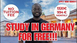 Study in Germany for FREE in 2025 | Scholarships with Monthly Stipend