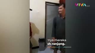 malam tahun baru Bu guru SD dengan kades ngamar di gerebek suami