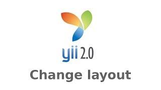 Change layout file in Yii2