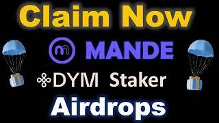 Claim Mande Airdrops Guide Step by Step | For DYM Stakers