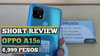 OPPO A15s 4GB RAM 64GB ROM STORAGE 6,999 PRICE ANG MURA LANG PANALO SA SPECS | JAYSON PERALTA