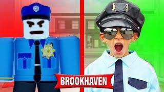 I Robbed The Bank As Police Jason Brookhaven Roblox Gaming