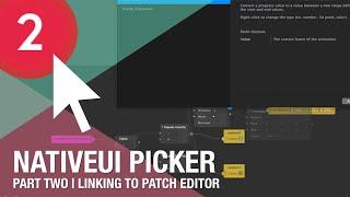 NativeUI Picker: Part Two Patch Editor| Spark AR Studio