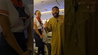The way #davido advertised Airpeace to London. #cubanachiefpriest & #chioma was in #shorts