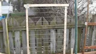 Trellis for Vegetables made Quickly, and CHEAPLY