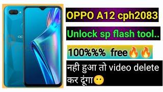 Oppo a12 unlock sp flash tool | oppo cph2083 format unlock sp flash tool #oppoa12unlock #oppounlock