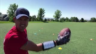 Youth Flag Football Tutorial WR techniques Catching and Route Running- Wide Receiver Tips that Work!